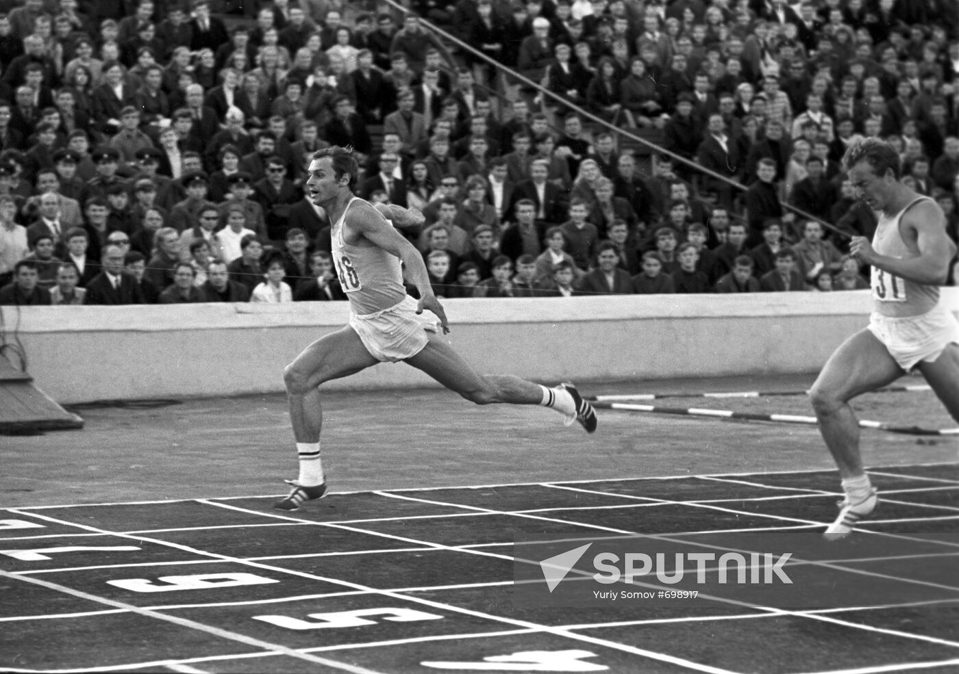 Athletes Boris Savchuk and Valery Borzov