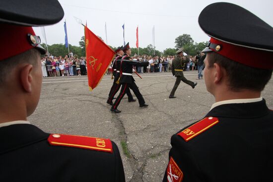 Ussuriysk Suvorov Military School graduation ceremony