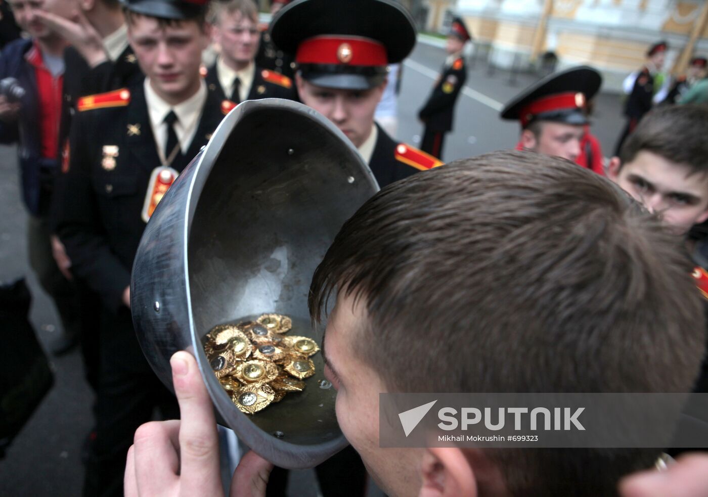 Graduation ceremony at St Petersburg Suvorov Military School