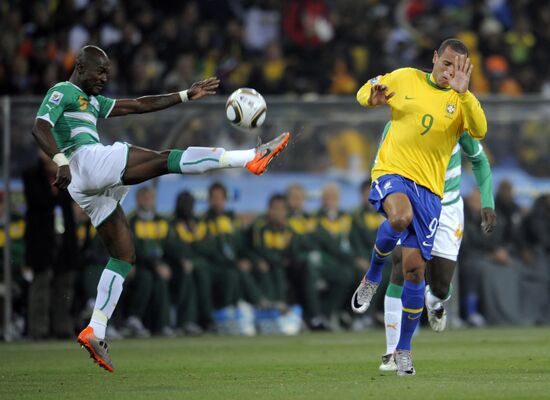 2010 FIFA World Cup. Brazil vs. Cote d'Ivoire