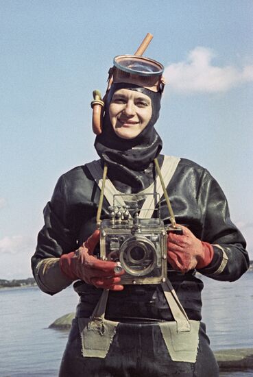 Snorkeling enthusiast Olga Zhukova