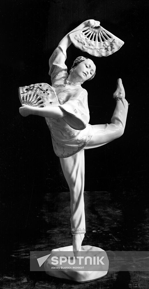 Figurine "Ballet dancer Ulanova as Tao-Hao"