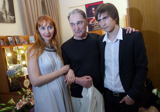 Actor Vladimir Korenev celebrates his 70th birthday