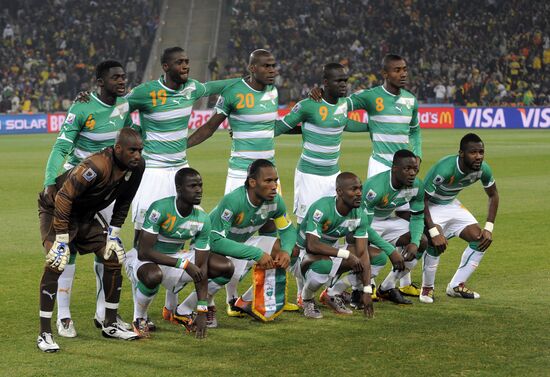 2010 FIFA World Cup. Brazil vs. Cote d'Ivoire