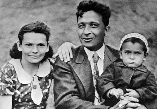 Pilot-Cosmonaut Valery Bykovsky as a child 