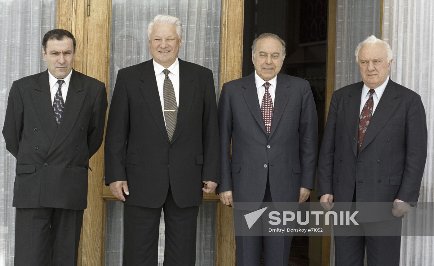 TER- PETROSYAN YELTSIN ALIYEV SHEVARDNADZE