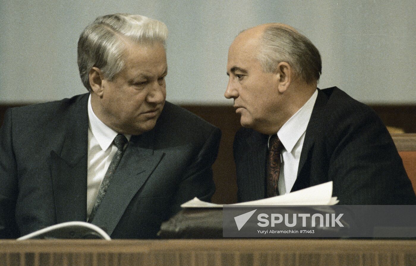 YELTSIN GORBACHEV FIFTH CONGRESS PEOPLE'S DEPUTIES U.S.S.R. 