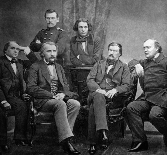 GONCHAROV TURGENEV OSTROVSKY TOLSTOY