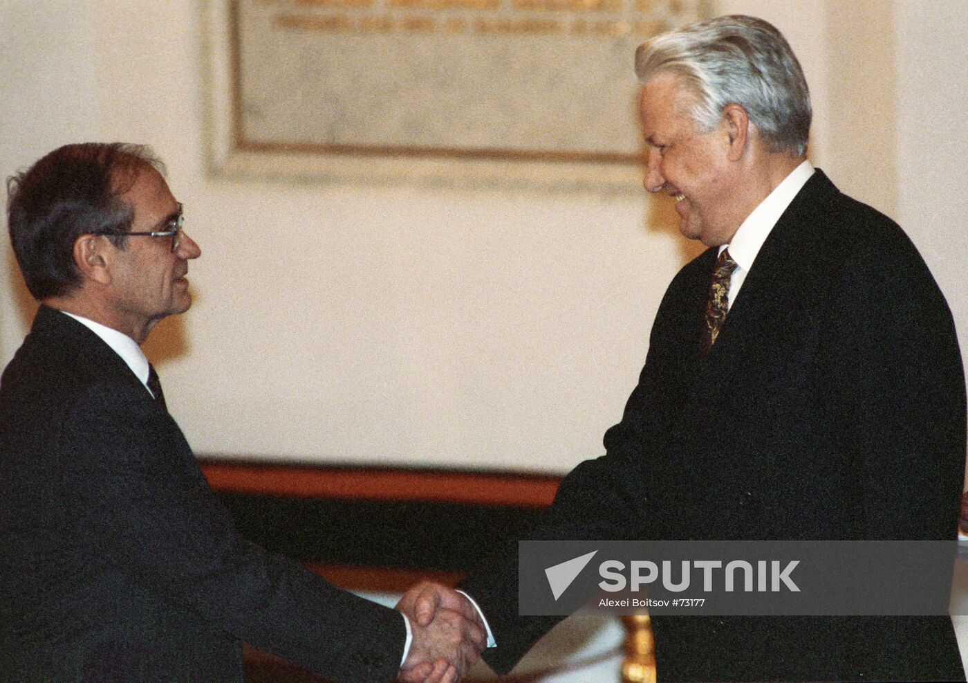 YELTSIN AMBASSADOR ISRAEL LEVIN