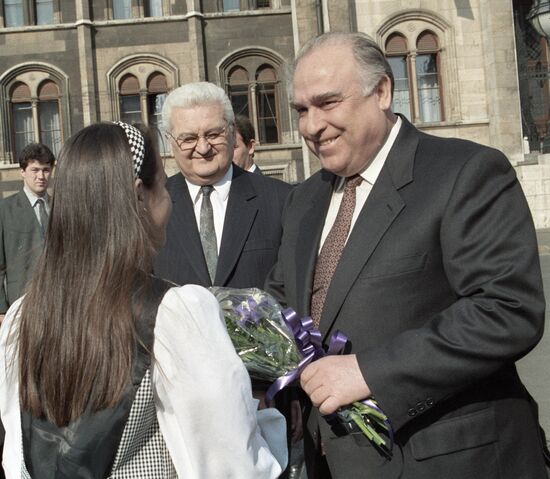 CHERNOMYRDIN VISIT HUNGARY BOROSS 