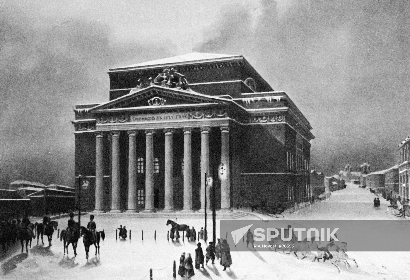 BOLSHOI THEATRE LITHOGRAPH