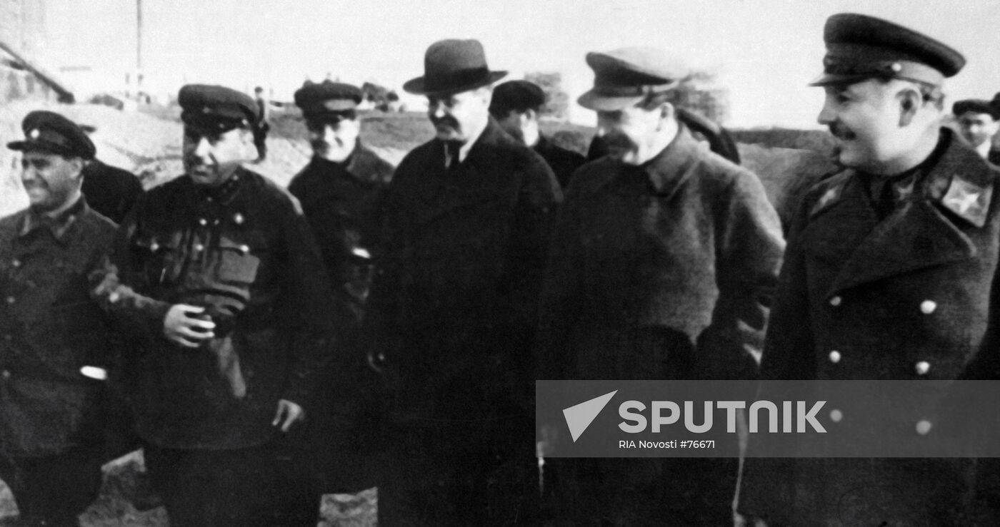Stalin Molotov Voroshilov Zhuk Canal Construction