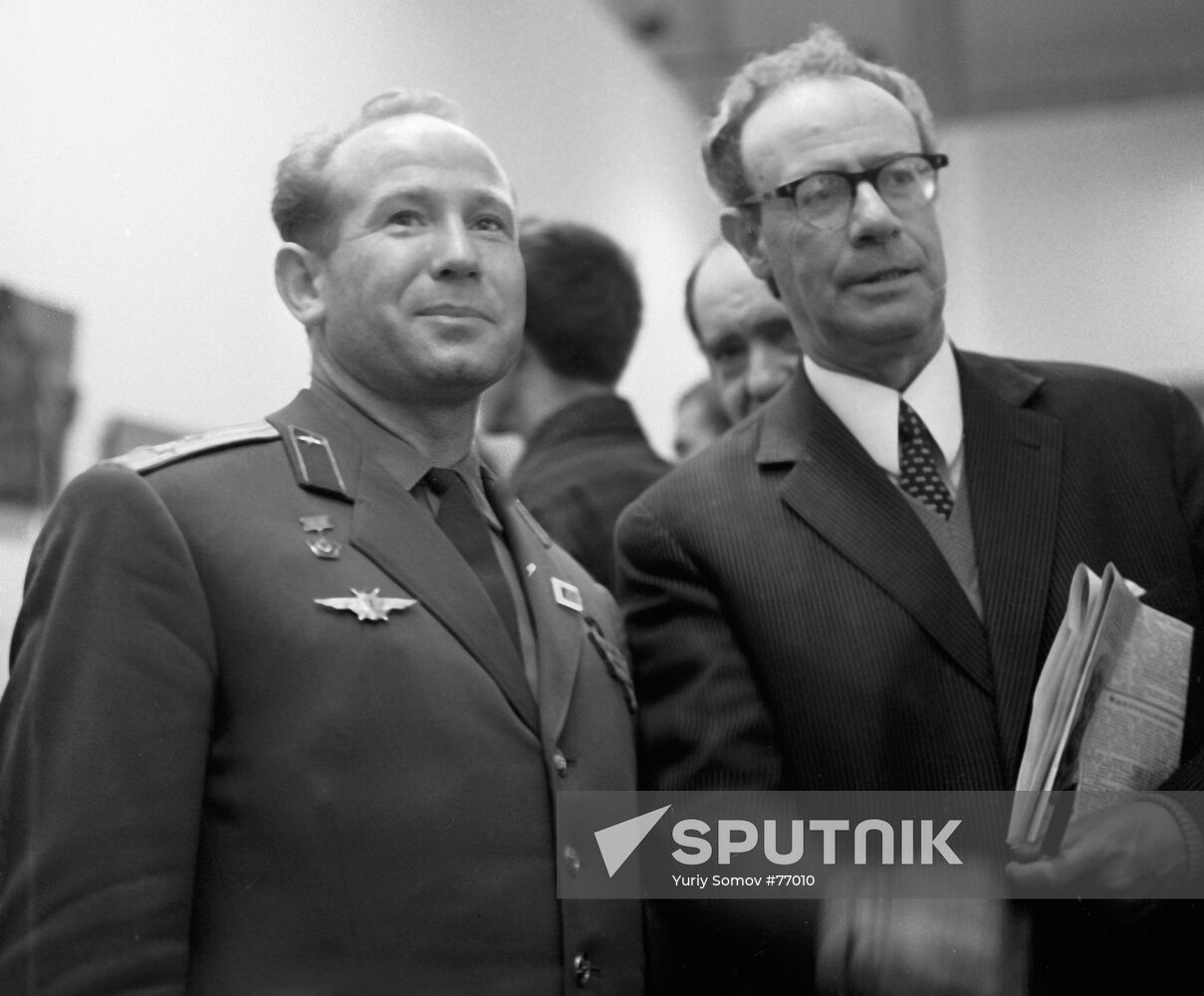 Alexei Leonov and Lev Kassil 