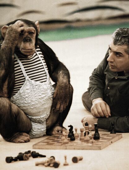 ISAAKYAN MONKEY CHESS CIRCUS 