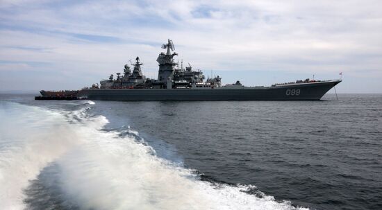 Pacific fleet vessels' sortie