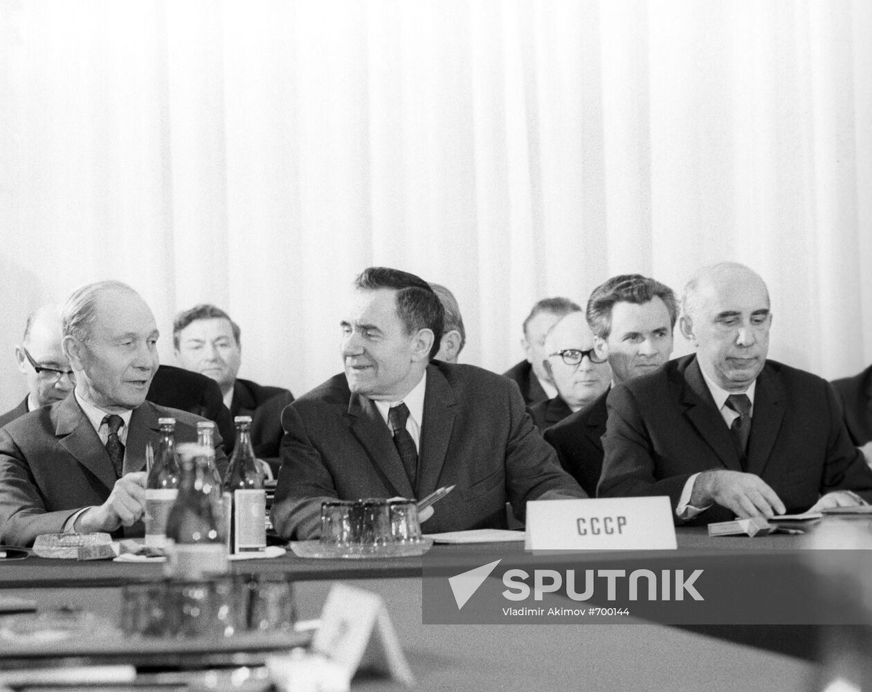 Delegation of the USSR at the ministerial meeting
