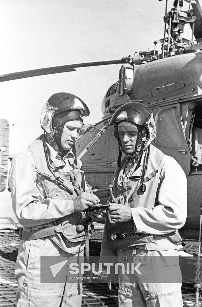 Helicopter crew