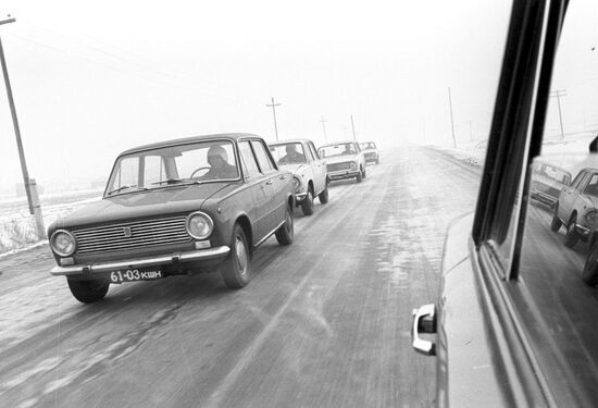 Testing VAZ-2101 cars