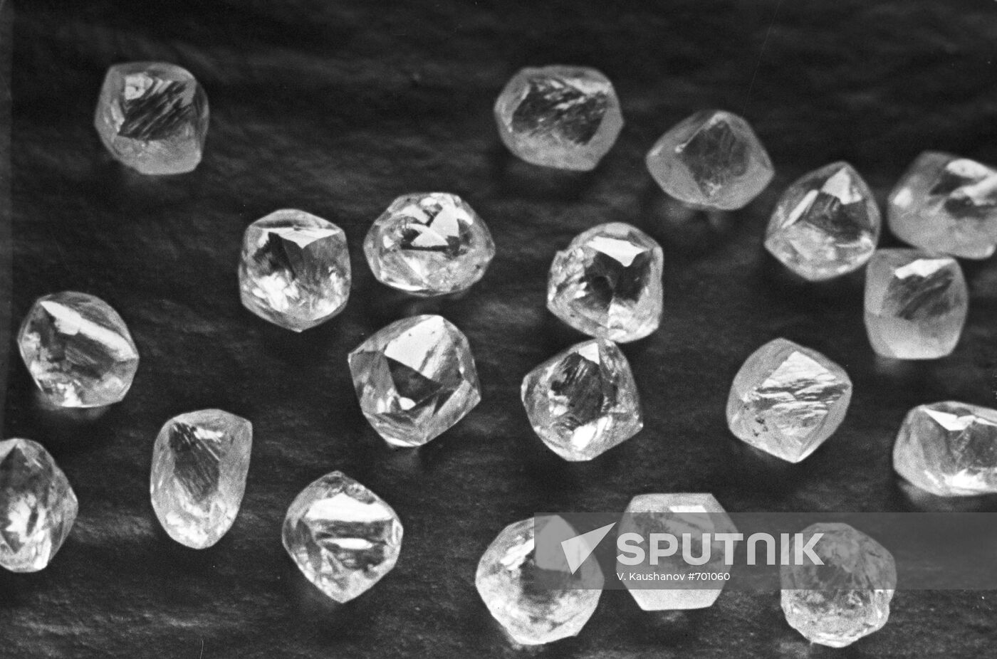Crystals of Yakut diamonds