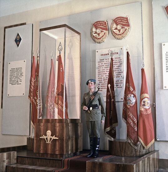 Guard of honor to the Colors
