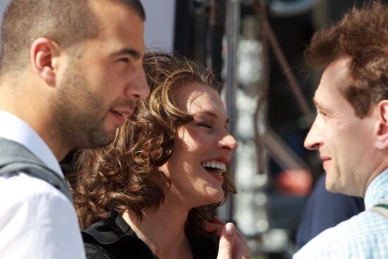 Ivan Urgant, Milla Jovovich, Konstantin Khabensky