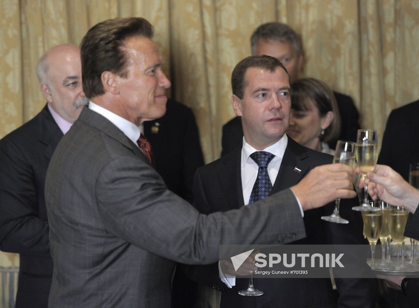 Dmitry Medvedev and his wife, Svetlana, visit the U.S.