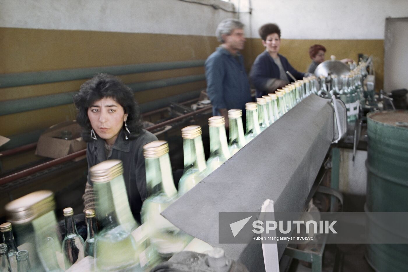 Shop floor of Yerevan cognac plant