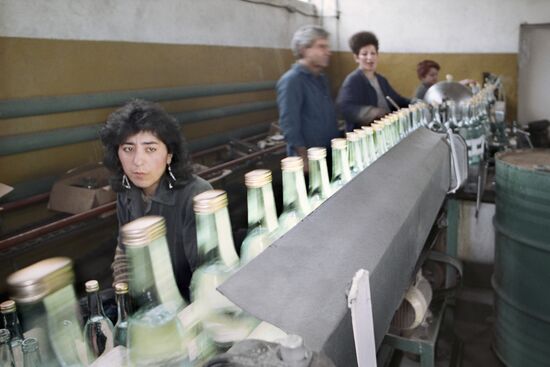 Shop floor of Yerevan cognac plant