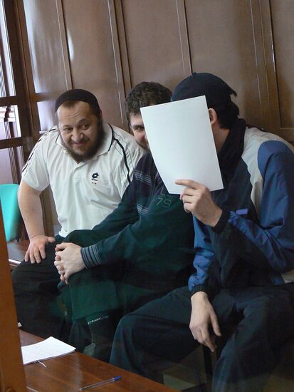 Criminal defendants attend court hearings