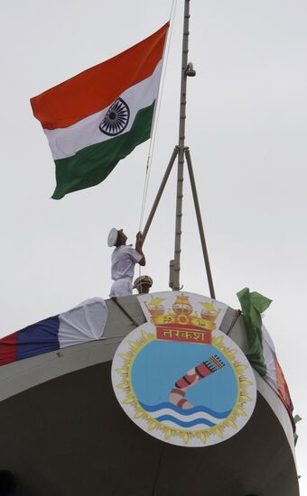Second Tarkash ("Quiver") frigate launching