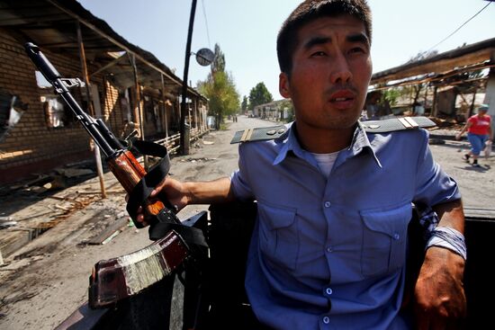 Kyrgyz town of Osh after ethnic clashes