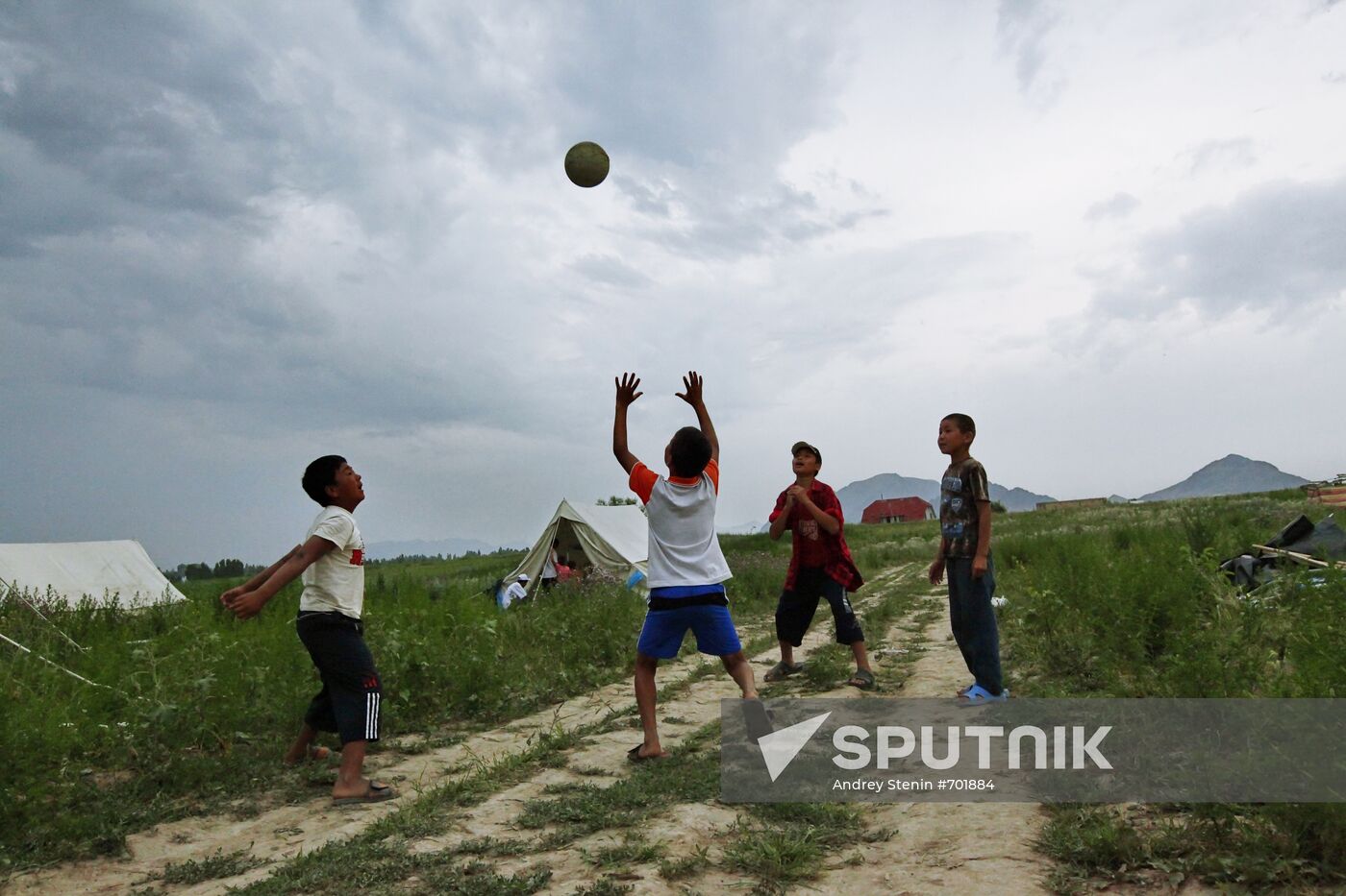 Kyrgyz refugee camp