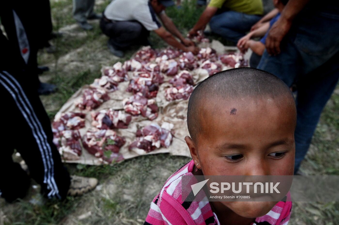 Kyrgyz refugee camp