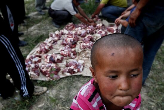 Kyrgyz refugee camp