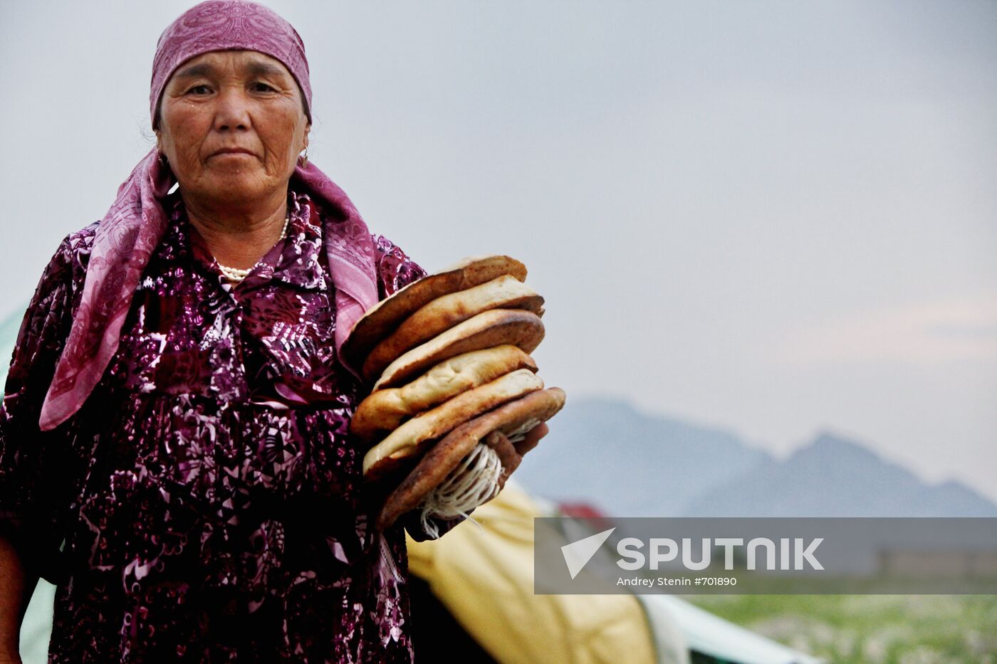 Kyrgyz refugee camp
