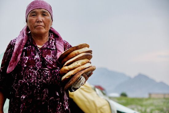 Kyrgyz refugee camp