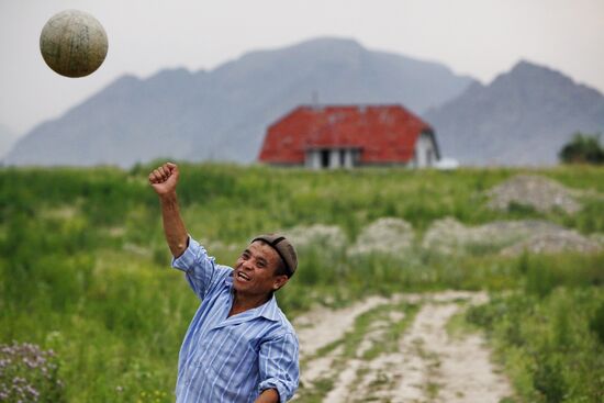 Kyrgyz refugee camp