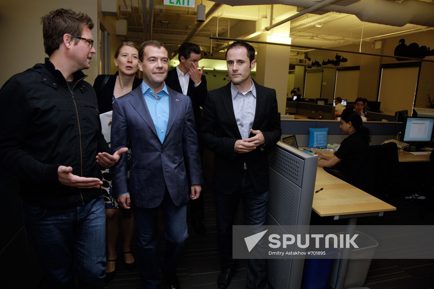 Dmitry Medvedev's visit to the U.S. Day Two