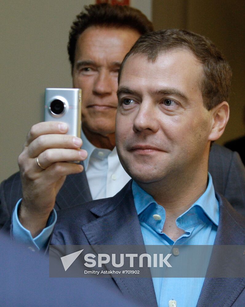 Dmitry Medvedev's visit to the U.S. Day Two