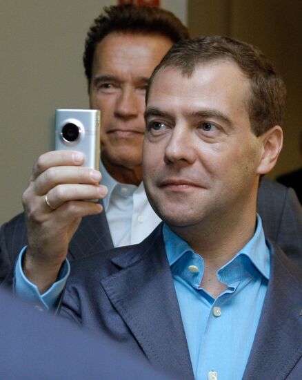 Dmitry Medvedev's visit to the U.S. Day Two