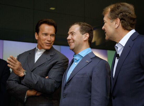 Dmitry Medvedev's visit to the U.S. Day Two