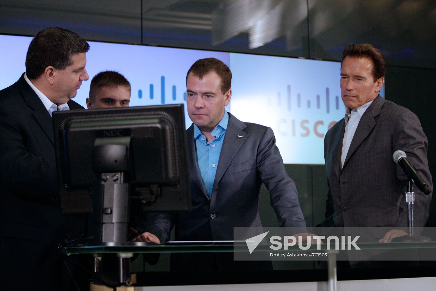 Dmitry Medvedev's visit to the U.S. Day Two