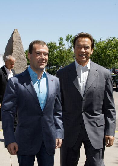 Dmitry Medvedev's visit to the U.S. Day Two