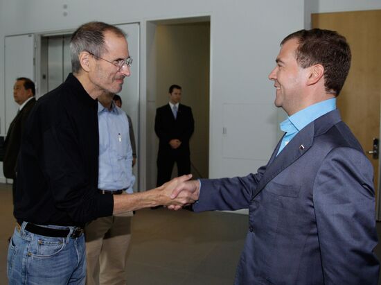 Dmitry Medvedev's visit to the U.S. Day Two