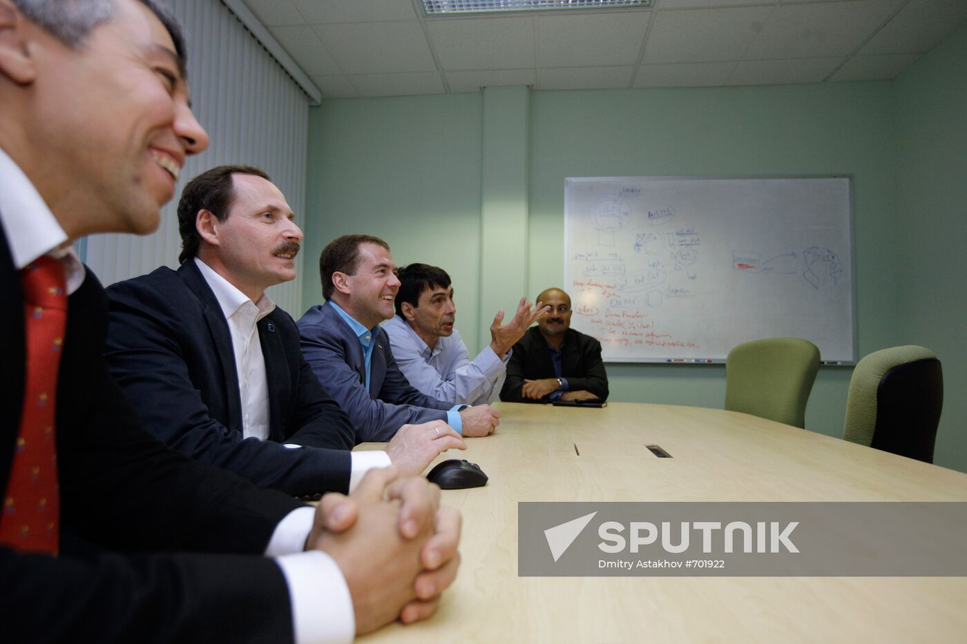 Dmitry Medvedev's visit to the U.S. Day Two