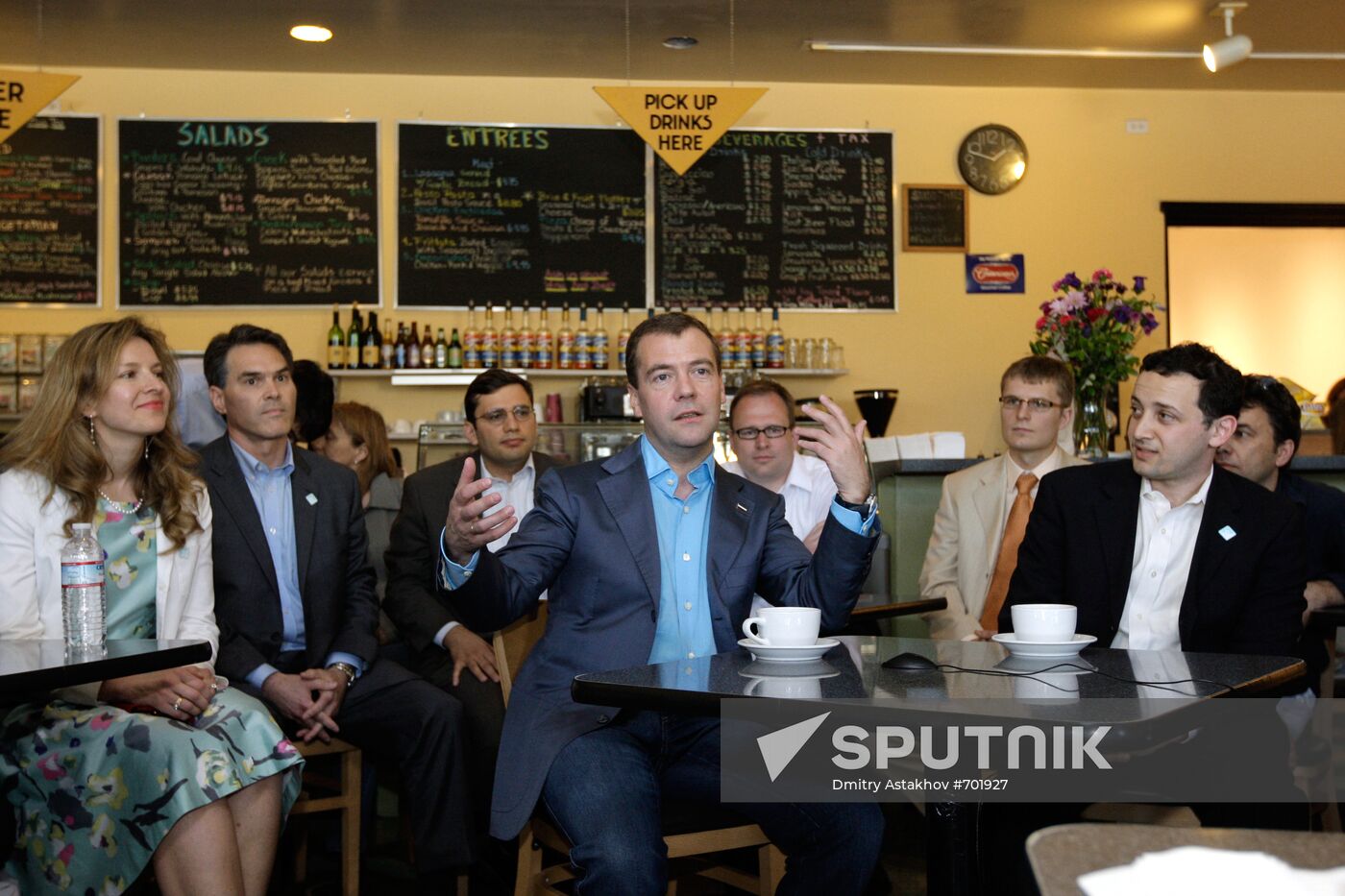 Dmitry Medvedev's visit to the U.S. Day Two