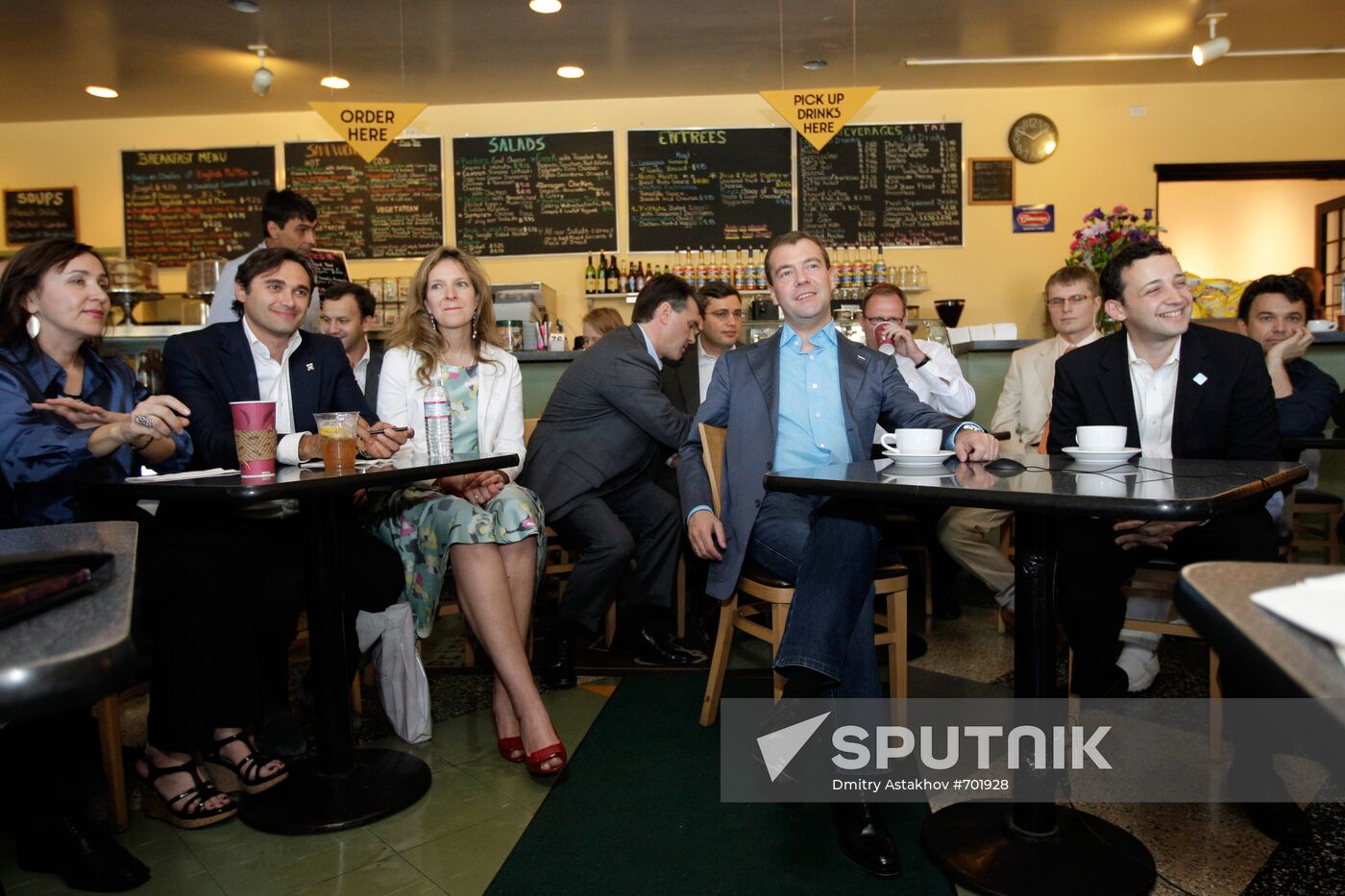 Dmitry Medvedev's visit to the U.S. Day Two