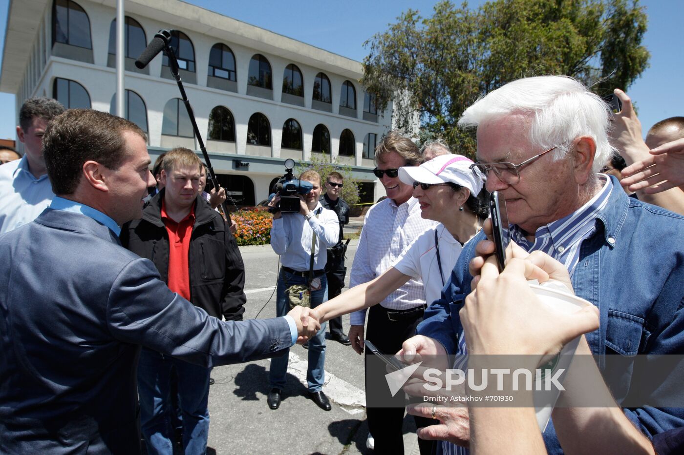 Dmitry Medvedev's visit to the U.S. Day Two