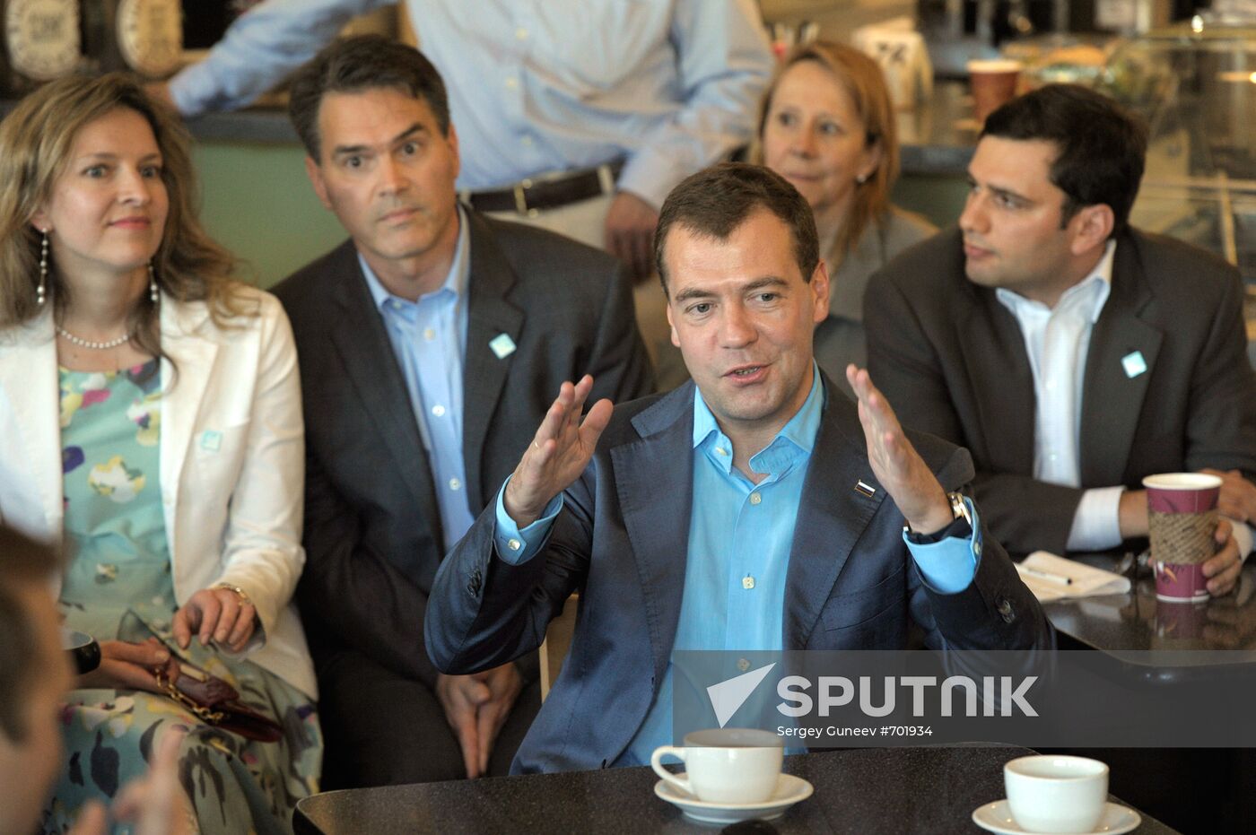 Dmitry Medvedev's visit to the U.S. Day Two