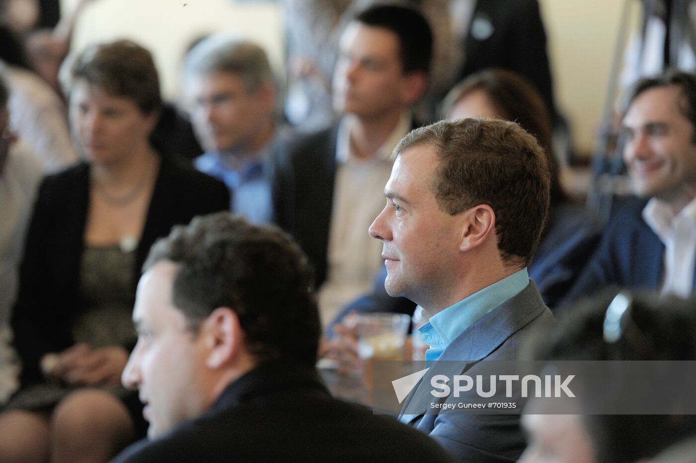 Dmitry Medvedev's visit to the U.S. Day Two